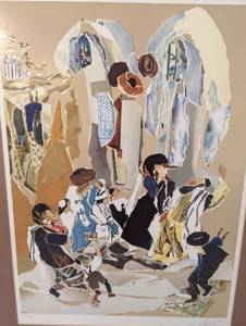 lot 3 image: Framed Judith Yellin Print