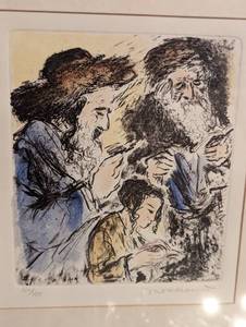 lot 110 image: Small Framed Rabi Print