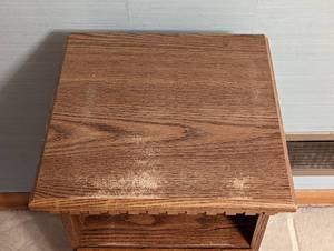 lot 109 image: Small Wood Side Table