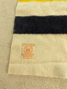 lot 126 image: Hudsons Bay Point Wool Blanket