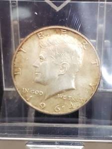 1964 U.S. Kennedy Silver Half Dollar