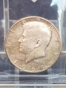 1964 U.S. Kennedy Silver Half Dollar