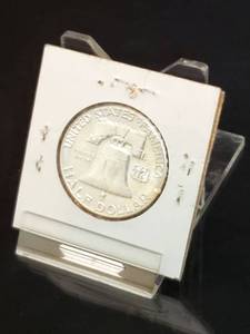 1962 U.S. Franklin Silver Half Dollar