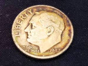 (5) U.S. Roosevelt Silver Dimes Lot