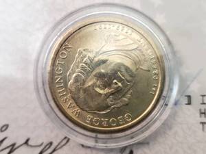 2007 CertifiedU.S. Presidential Never Circulated Washington Dollar Coin