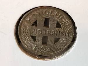 (6) 1924 Honolulu Bus Transit Tokens Lot