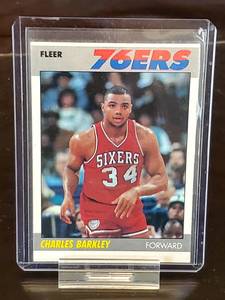 1987-88 Fleer Basketball Charles Barkley 2nd Year Card #9