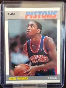 1987-88 Fleer Basketball Isiah Thomas Card #106