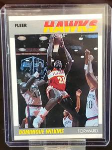 1987-88 Fleer Basketball Dominique Wilkins Card #118