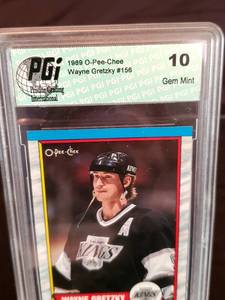 1989 O-Pee-Chee Wayne Gretzky Card #156 PGI Graded Gem Mint 10