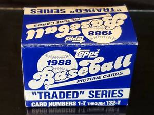 1988 Topps Traded Series 1-T Thru 132-T Complete Set