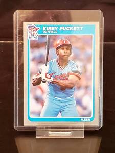 1985 Fleer Baseball Kirby Puckett Rookie Card #286 RC