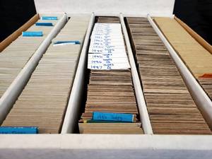 Over 4000 Assorted 1976 thru 1987 Baseball Cards Lot