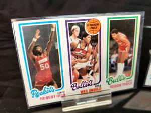 (3) 1980 Topps Basketball Cards Lot