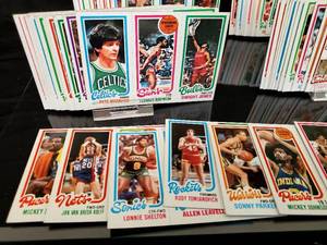 (60) Assorted 1980 Topps Basketball Cards Lot