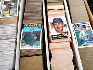 Over 4000 Assorted 1980s & 90s Baseball Cards Lot