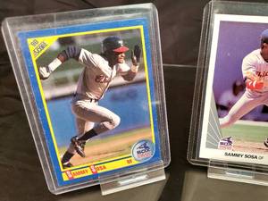 (3) Assorted Sammy Sosa Rookie Cards Lot