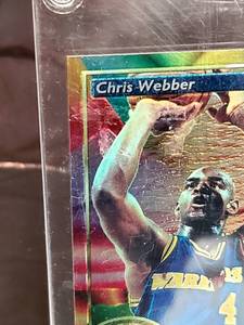 1994 Topps Finest Basketball Chris Webber Rookie Card #112
