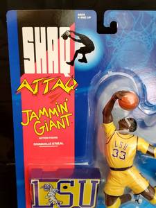 1993 LSU Shaquille ONeal Shaq Attack Jammin Giant Action Figure