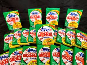 (30) New Old Stock Packs of 1990 Topps Baseball Cards Lot