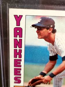 1984 Topps Baseball Don Mattingly Rookie Card #8