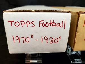 Over 1800 Assorted 1970s thru 1990s Football & Baseball & Hockey Cards Lot