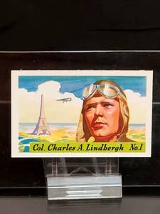 (8) Assorted 1936 Heinz Famous Aviators Collectable Trading Cards