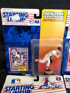 (4) Assorted Starting Lineup Action Figures Lot