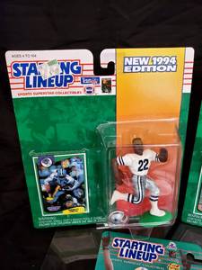 (3) Assorted Starting Lineup Action Figures Lot