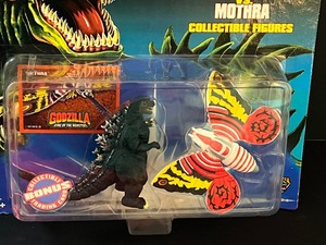 lot 15 image: 1994 Trendmasters King of the Monsters Godzilla vs Mothra Collectible Figurines