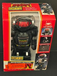 lot 49 image: Bump and Go Mystery Action Robot- New in Package