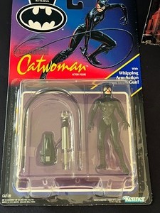 lot 50 image: Two Batman Figurines Catwoman and Turbo Jet Batman - New in Package