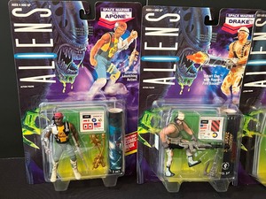 lot 129 image: Collection of Four NEW Alien Action Figurines Lt. Ripley, Corp. Hicks, Sgt. Apone and Drake