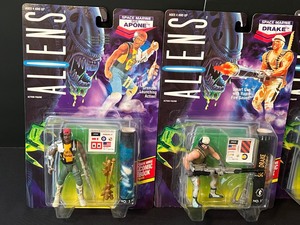 lot 130 image: Collection of NEW Four Alien Action Figurines Lt. Ripley, Corp. Hicks, Sgt. Apone and Drake