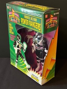 lot 55 image: 1994 Karate Action Power Rangers Action Figurine - Karate Kickin Zack