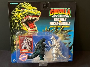 lot 54 image: Trendmasters Godzilla King of the Monsters Godzilla vs Mecha Godzilla Collectible Action Figure