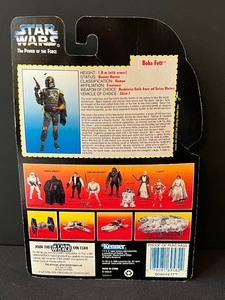 lot 84 image: Two Star Wars The Power of the Force Figurine Boba Fett