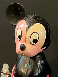 lot 125B image: Vintage MAR Lines Toy Mickey Mouse Figurine