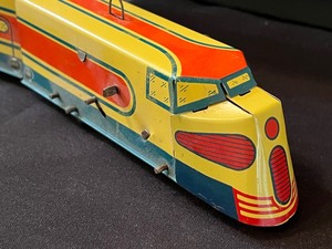 lot 129B image: Vintage Mechanicraft Limited Mechanical Tin Toy Train