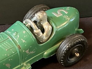 lot 143B image: Vintage Hubley Kiddie Toy Race Car