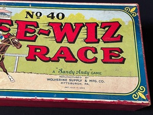 lot 141B image: Vintage Gee-Wiz Race Game No. 40