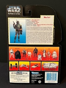 lot 142B image: Star Wars The Power of the Force Boba Fett Figurine