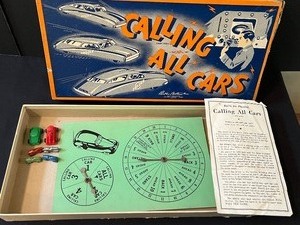 lot 138B image: Vintage Parker Brothers Board Game Calling All Cars