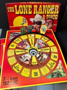 lot 154 image: Vintage Lone Ranger and Tonto Board Game