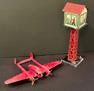 lot 182 image: Two Vintage Tin Toys