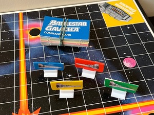 lot 216 image: Vintage Battlestar Galactica Board Game
