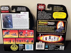 lot 232 image: Two Star Wars Figurines Shadows of the Empire Leia Figurine and Episode I Darth Maul