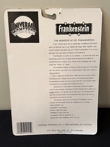 lot 234 image: Vintage Bend Ems Frankenstein Universal Monster -New in package