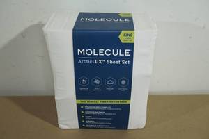 NEW Molecule Arctic Lux 4 Piece Sheet Set - King