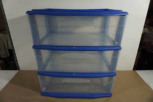 3 Drawer Plastic Organizer